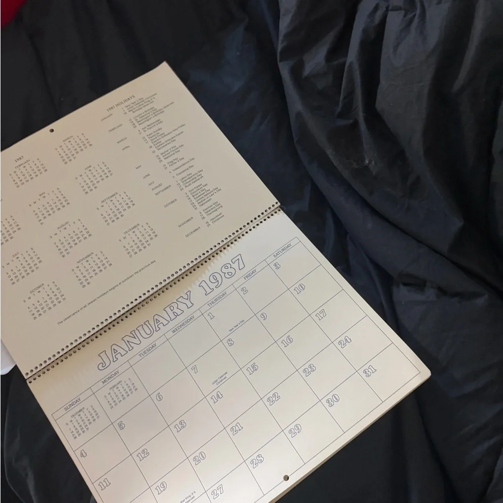 Disney Favorites calendar 1986